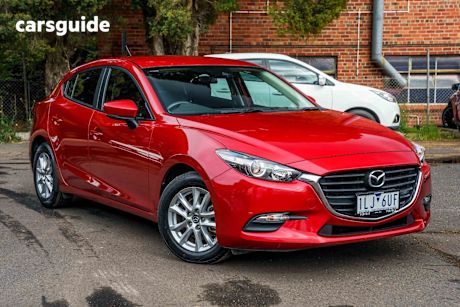 Red 2017 Mazda 3 Hatchback Neo