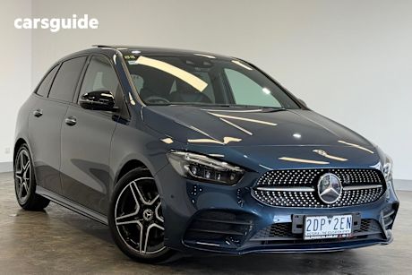 Blue 2019 Mercedes-Benz B180 Hatchback