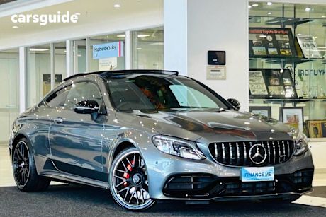 Grey 2022 Mercedes-Benz C63 Coupe S