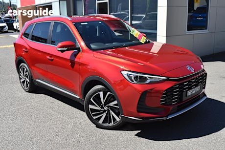 Red 2025 MG ZS Wagon Essence Hybrid+