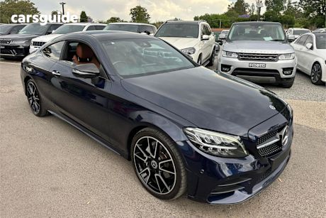 Blue 2021 Mercedes-Benz C200 Sedan Edition C