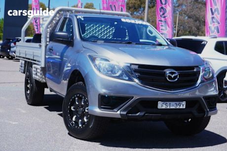 Silver 2020 Mazda BT-50 Cab Chassis Xt (4X4)