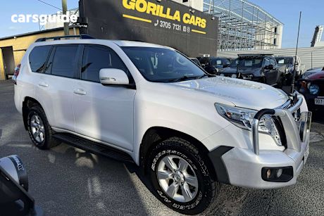 White 2014 Toyota Landcruiser SUV PRADO GXL (4X4) KDJ150R MY14