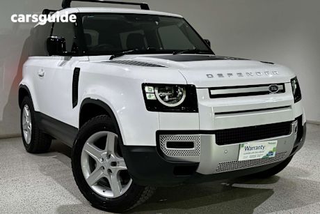 White 2021 Land Rover Defender Wagon 90 D200 Standard (147Kw)