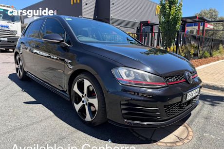 Black 2015 Volkswagen Golf Hatchback Gti