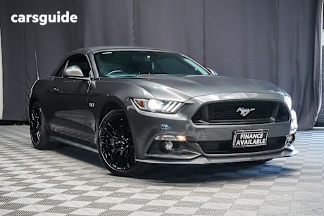 Grey 2017 Ford Mustang Convertible Gt 5.0 V8