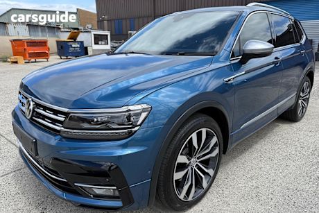 Blue 2018 Volkswagen Tiguan Wagon Allspace 140 Tdi Highline