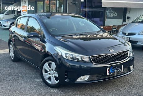 Blue 2017 Kia Cerato Hatchback S