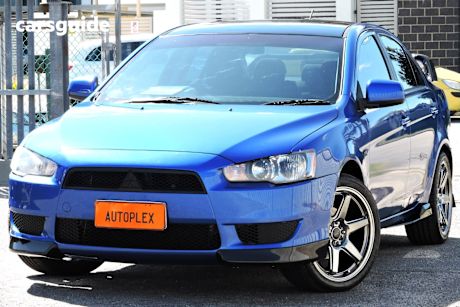 Blue 2013 Mitsubishi Lancer Sedan Es