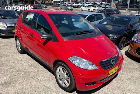 Red 2005 Mercedes-Benz A170 Hatchback Classic