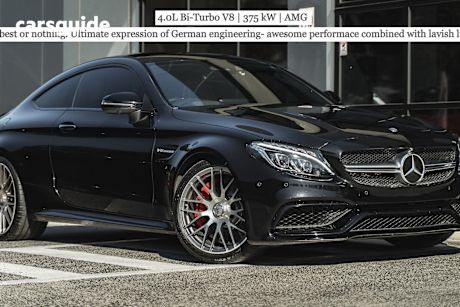 Black 2016 Mercedes-Benz C63 Coupe S