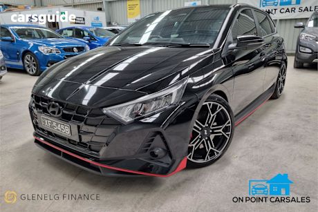 Black 2024 Hyundai I20 Hatchback N