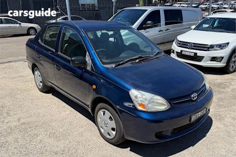 Blue 2005 Toyota Echo Sedan