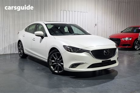 White 2017 Mazda 6 Sedan Atenza
