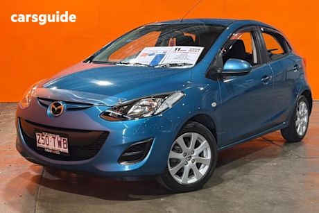 Blue 2014 Mazda 2 Hatchback Neo Sport
