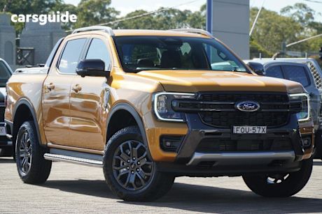 Yellow 2024 Ford Ranger Double Cab Pick Up Wildtrak 2.0 (4X4)