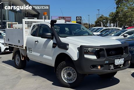 White 2017 Ford Ranger Super Cab Chassis Xl 3.2 (4X4)