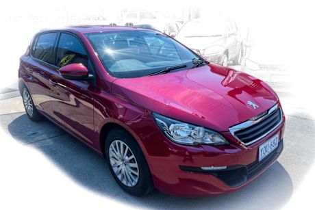 Red 2014 Peugeot 308 Hatchback Access