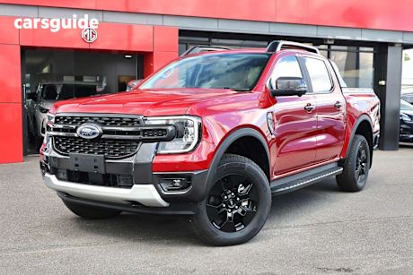 Red 2025 Ford Ranger Double Cab Pick Up Phev Sport (4X4)