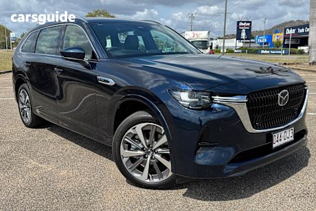 Blue 2025 Mazda CX-80 Wagon G40E Azami