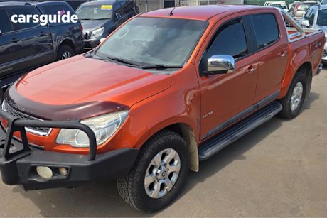 Orange 2014 Holden Colorado Crew Cab Pickup Ltz (4X4)
