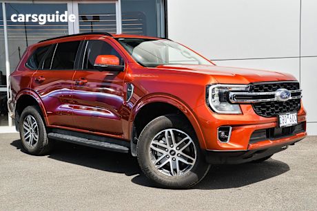 Orange 2022 Ford Everest Wagon Trend (4X4)