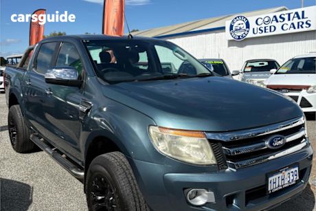 Blue 2015 Ford Ranger Dual Cab Utility Xlt 3.2 (4X4)