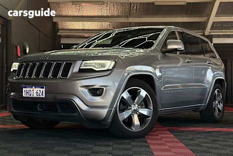 Grey 2013 Jeep Grand Cherokee Wagon Overland (4X4)