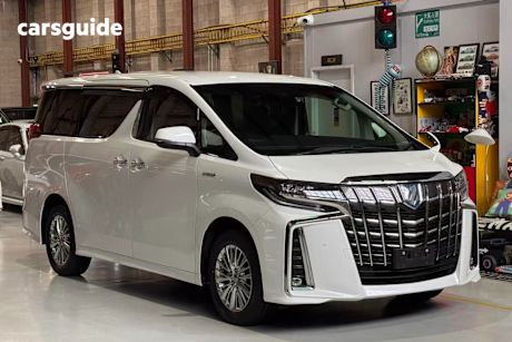 White 2020 Toyota Alphard Wagon S
