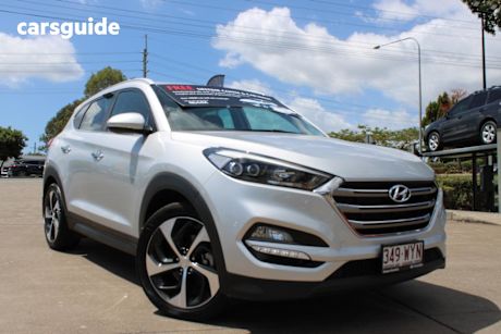 Silver 2016 Hyundai Tucson Wagon Elite (Awd)