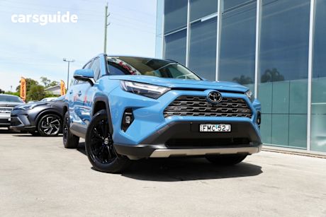 Blue 2024 Toyota RAV4 SUV