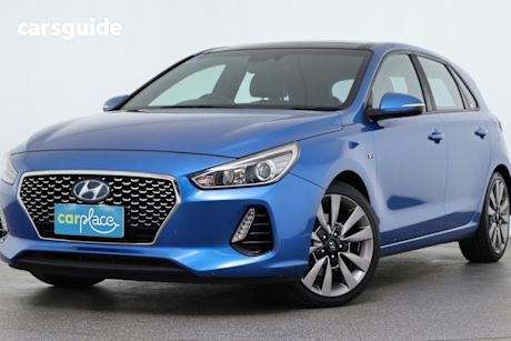 Blue 2018 Hyundai I30 Hatchback Sr
