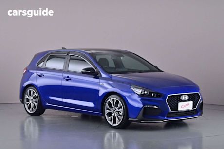 Blue 2022 Hyundai I30 Hatchback N Line Premium