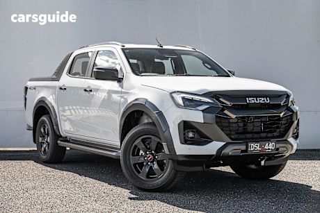 White 2025 Isuzu D-MAX Crew Cab Utility X-Terrain (4X4)