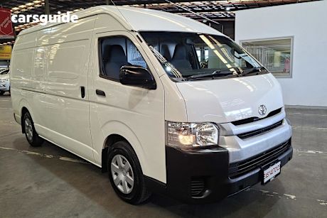 White 2016 Toyota HiAce Van Slwb