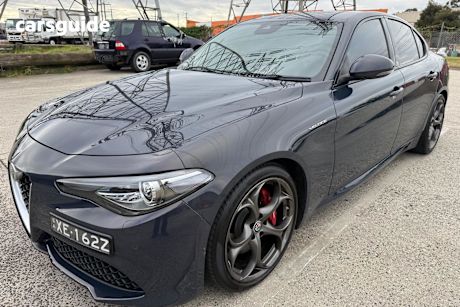 Grey 2016 Alfa Romeo Giulia Sedan VELOCE R