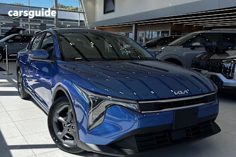 Blue 2025 Kia K4 Sedan S