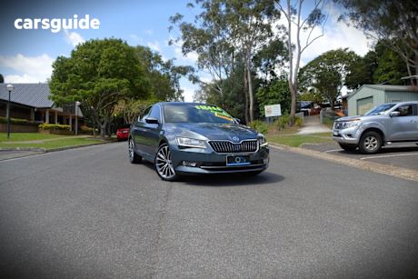 Grey 2017 Skoda Superb Sedan 162 Tsi