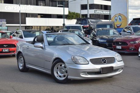 Silver 2001 Mercedes-Benz SLK200 Convertible Kompressor