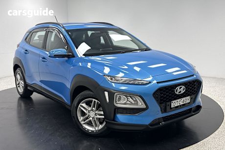 Blue 2017 Hyundai Kona Wagon Active