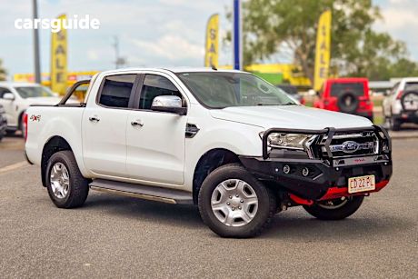 White 2018 Ford Ranger Dual Cab Utility Xlt 3.2 (4X4) (5 Yr)