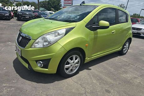 Green 2010 Holden Barina Spark Hatchback Cd