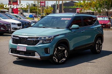 Blue 2024 Kia Seltos Wagon Gt-Line (Fwd) (Two-Tone)