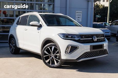 White 2024 Volkswagen T-Cross Wagon 85Tsi R-Line