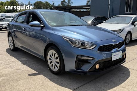 Blue 2021 Kia Cerato Hatchback S