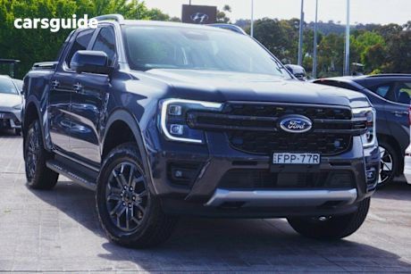 Grey 2025 Ford Ranger Double Cab Pick Up Wildtrak 3.0 (4X4)