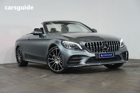 Grey 2021 Mercedes-Benz C300 Cabriolet