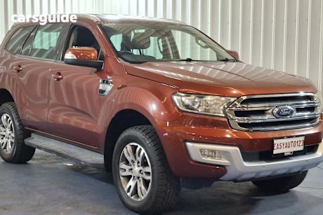 Red 2015 Ford Everest Wagon Trend