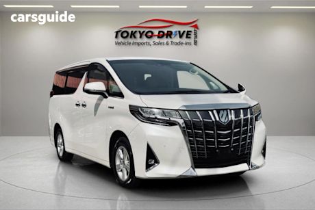 White 2020 Toyota Alphard Wagon X
