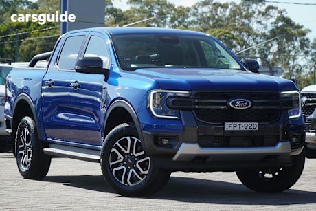 Blue 2025 Ford Ranger Double Cab Pick Up Sport 2.0 (4X4)